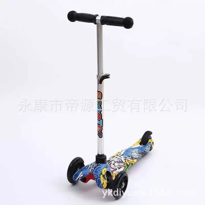 Долгосрочная поставка Детский jian dao che детский скутер самокат-лягушка трехколесный молочный порошок рекламный подарок