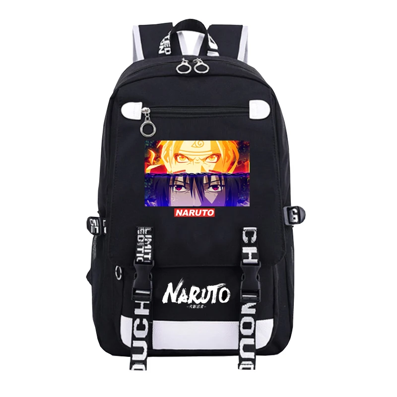 Аниме Рюкзак Наруто школьные сумки для подростков Bookbag Akatsuki Itachi Sharingan Косплей сумки на плечо для ноутбука рюкзак для путешествий - Цвет: XM N