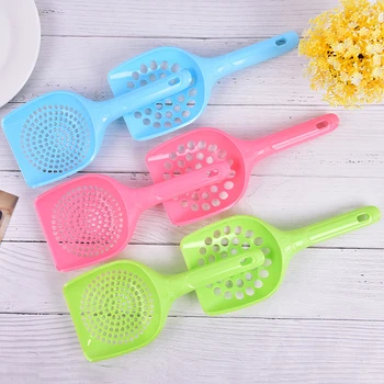 

Thickened Plastic Cat Litter Scoop Set Pet Care Sand Waste Scooper Shovel Hollow Cleaning Tool Cleaning Products Dog Food Scoops
