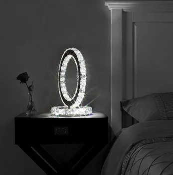 

Table Lamp Modern Minimalist Modern Lamp Design Round Geometric Crystal Metal For Hotel Lustre Pendente lustre pendente