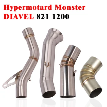 

Motorcycle Exhaust For DUCATI 959 Hypermotard Monster 695 696 795 796 821 DIAVEL 1200 848 EVO 1098 1198 S R 2008 - 2018 2017 16