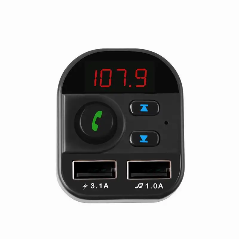 Автомобильная Беспроводная гарнитура Bluetooth TF карта ЖК MP3-плеер двойной USB 2.1A автомобильное зарядное устройство для телефона для автомобиля электронные аксессуары
