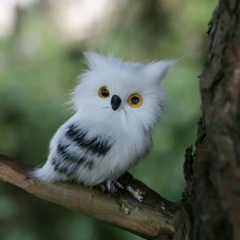 7 см высотой Милая Снежная Сова Hedwig горшки письмо доставка кукла милые игрушки