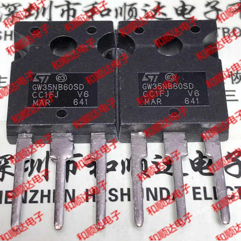 2 шт./GW35NB60SD STGW35NB60SD-247 600V 35A TO247