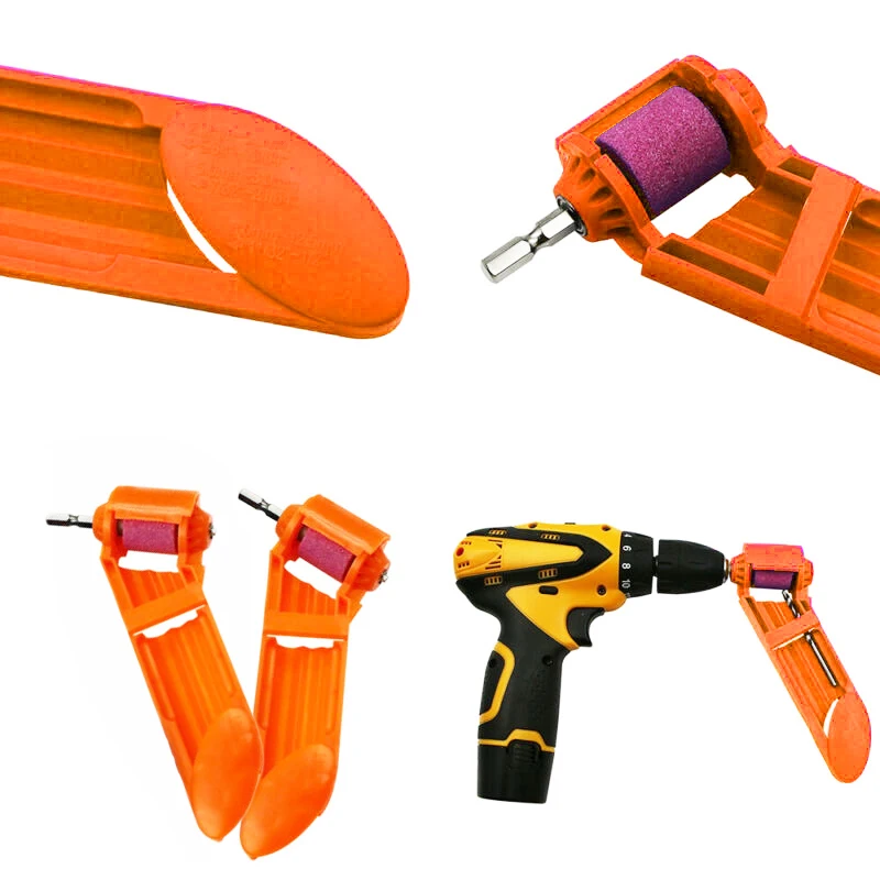 Portable Corundum Grinding Wheel Drill Bit Sharpener Wood Working Power Tools