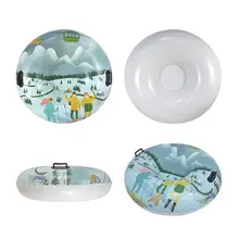 

Fun Snowfield Pattern Environmentally Friendly Snowfield Pattern Inflatable Snow Sled Inflatable Snow Tube Snow Sled
