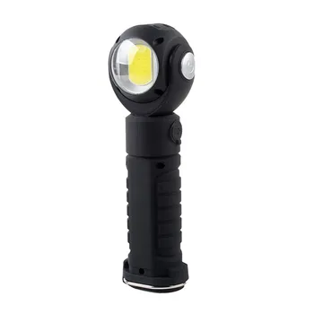 

Practical 360° rotating COB flashlight lantern Waterproof Magnet Mini Lighting LED Torch Outdoor T6+COB LED Torch Micro Charging