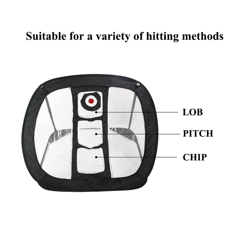 Гольф скалывание Крытый Открытый Гольф Практика сеть Запуск портативный клетки для гольфа практика сетка 82*72*56 см