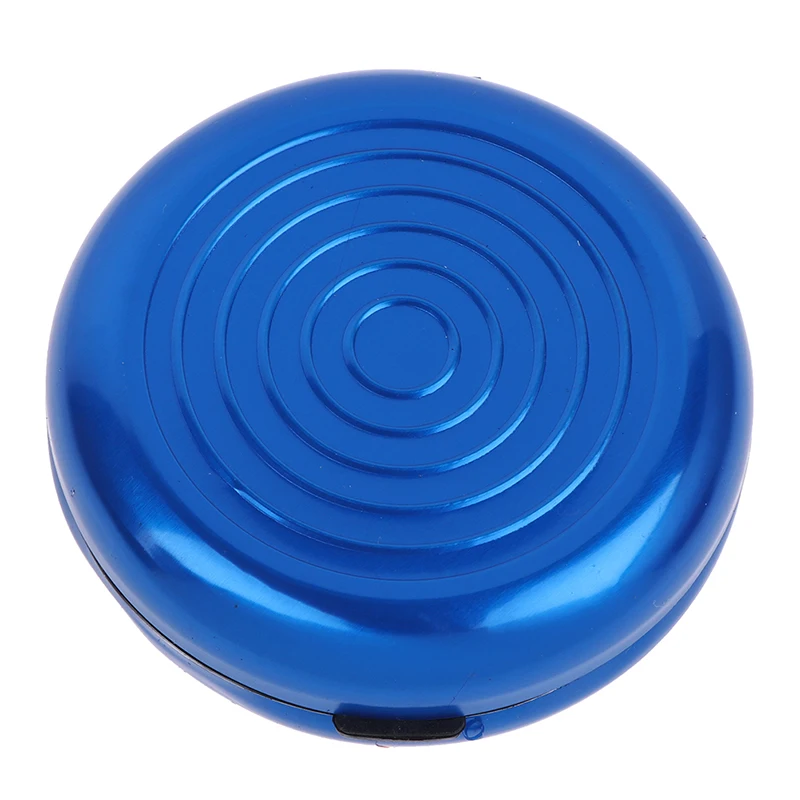 blue 1Pc Aluminium Euro Coin Dispenser Holder Purse Wallet Hold Coins Gadget - Цвет: blue