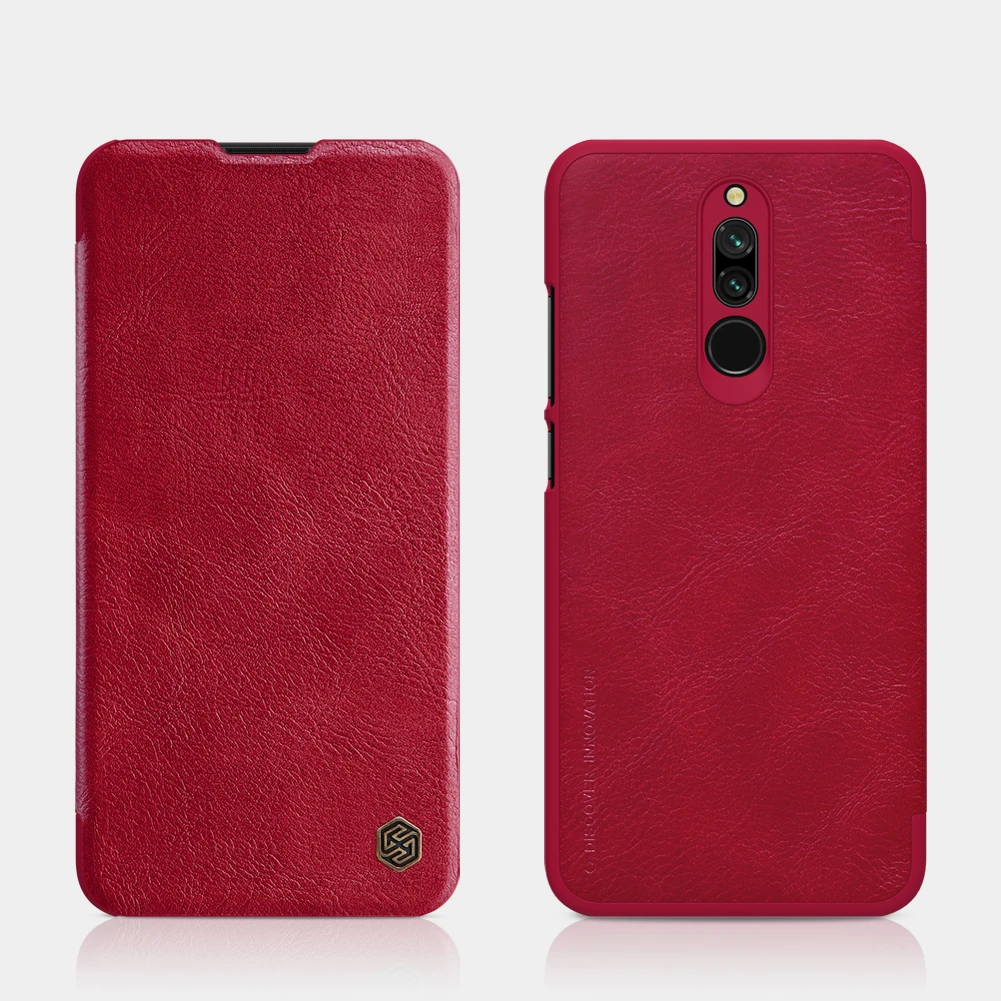 Чехол для Redmi 8 серии Nillkin Qin из искусственной кожи чехол-книжка для Xiaomi Redmi 8