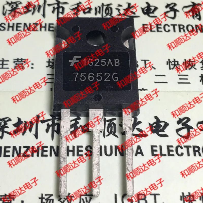 2 шт./75652G HUF75652G3 100V 75A