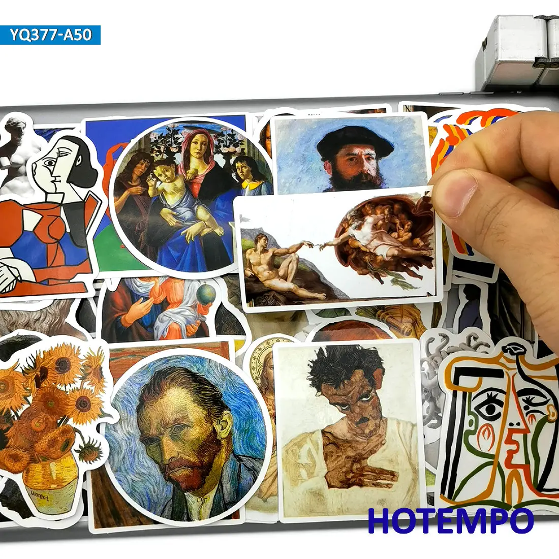 50pcs Oil Painting Style Art Artist Van Gogh Stickers Toys for Kid Mobile Phone Laptop Luggage Case Skateboard Car Decal Sticker 50pcs Oil Painting Style Art Artist Van Gogh Stickers Toys for Kid Mobile Phone Laptop Luggage Case Skateboard Car Decal Sticker
