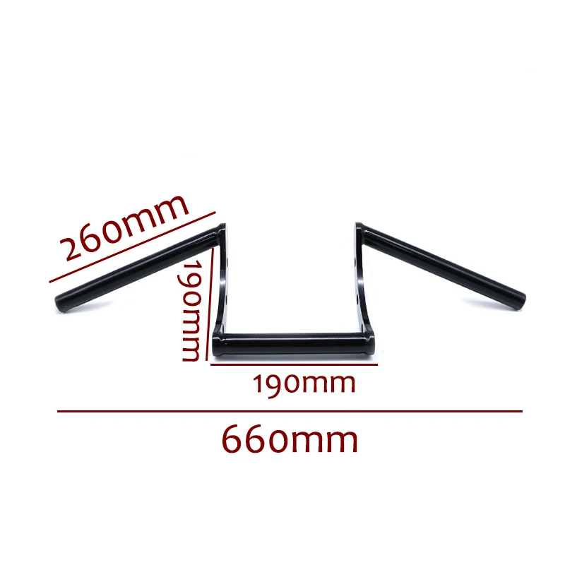Мотоцикл на заказ черный мотоцикл Ручка Бар широкий руль для мотоцикла 1-1/" толстый руль 16 Rise руль подходит для Harley прочный качество