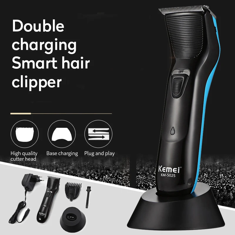 

Kemei Electric Hair Trimmer Hair Clipper Rechargeable Shaving Razor Hair Cutting Machine For men Ear Nose Facial Clean Tools