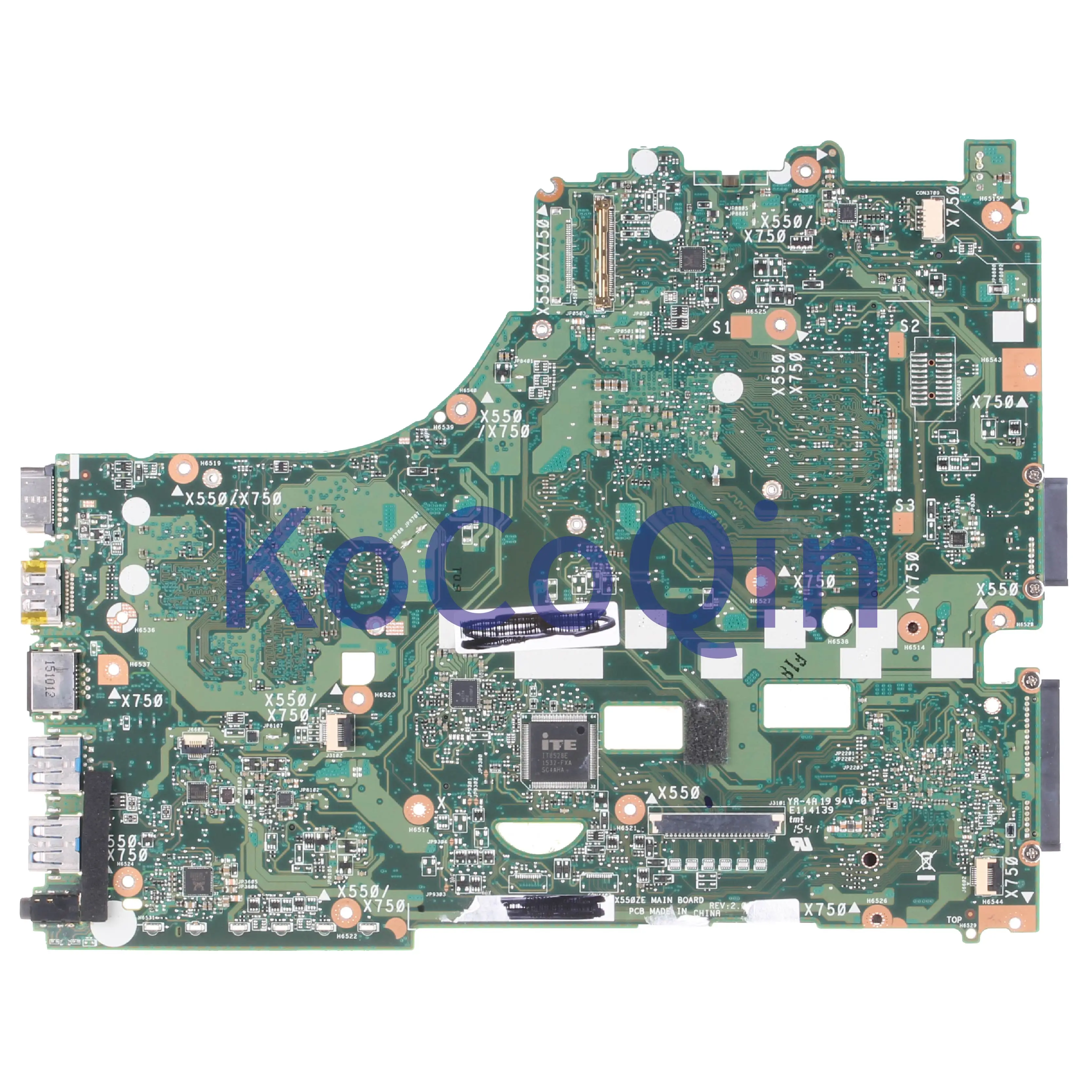 Placa-mãe para Notebook Asus X550ze X550za X550z Vm590z K550z X555z Rev.2.0 Placa Principal Am740 2160856040 2g - Imagem 5