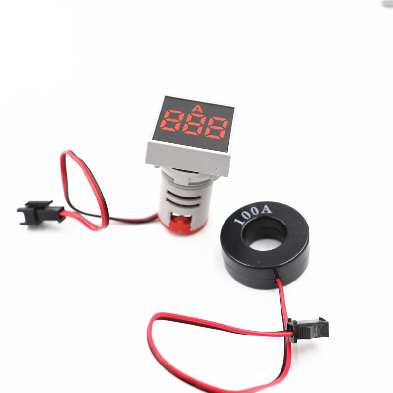1 шт. мини-индикатор тока 0-100 А тестер тока - Цвет: red