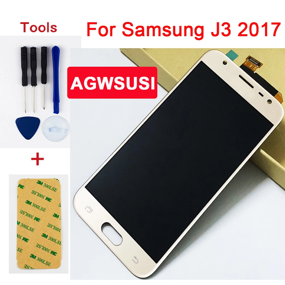 ЖК дисплей и сенсорный датчик в сборе для Samsung Galaxy J3 2017 J330 SM J330F J330G|Экраны