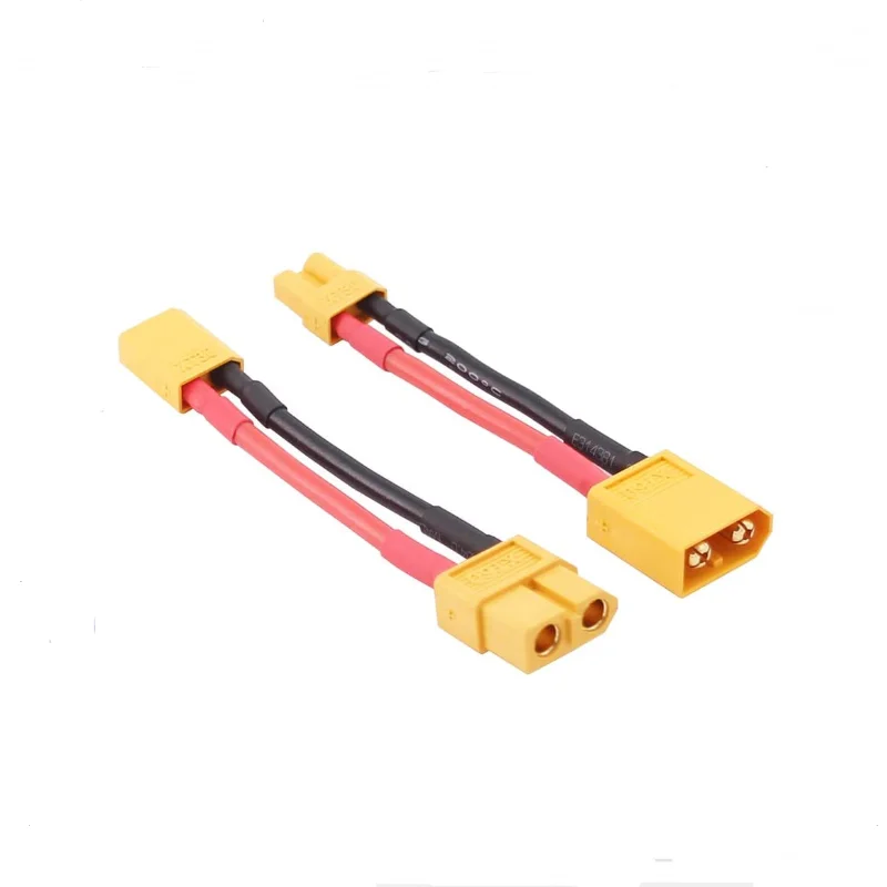 2 paquetes XT60 Paralelo Y Splitter Conector de batería 12AWG Cable doble extens 2 paquetes XT60 Paralelo Y Splitter Conector de batería 12AWG Cable doble extens