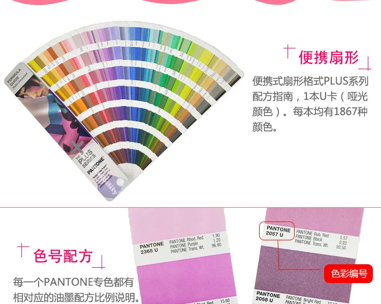 1867 сплошная серия Pantone Plus Formula color Guide Chip shade Book solid Uncoated Only GP1601N+ 112 цветов