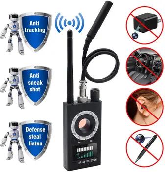 

Anti Spy Detector Wifi mini Camera Finder RF Signal Detector GPS Bug Detector Tracking Device GPS Radar Radio Frequency Detector