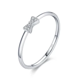 Elegant Gold-Toned Sterling Silver Ring with Clear CZ Charm - 8 (RHR908S)