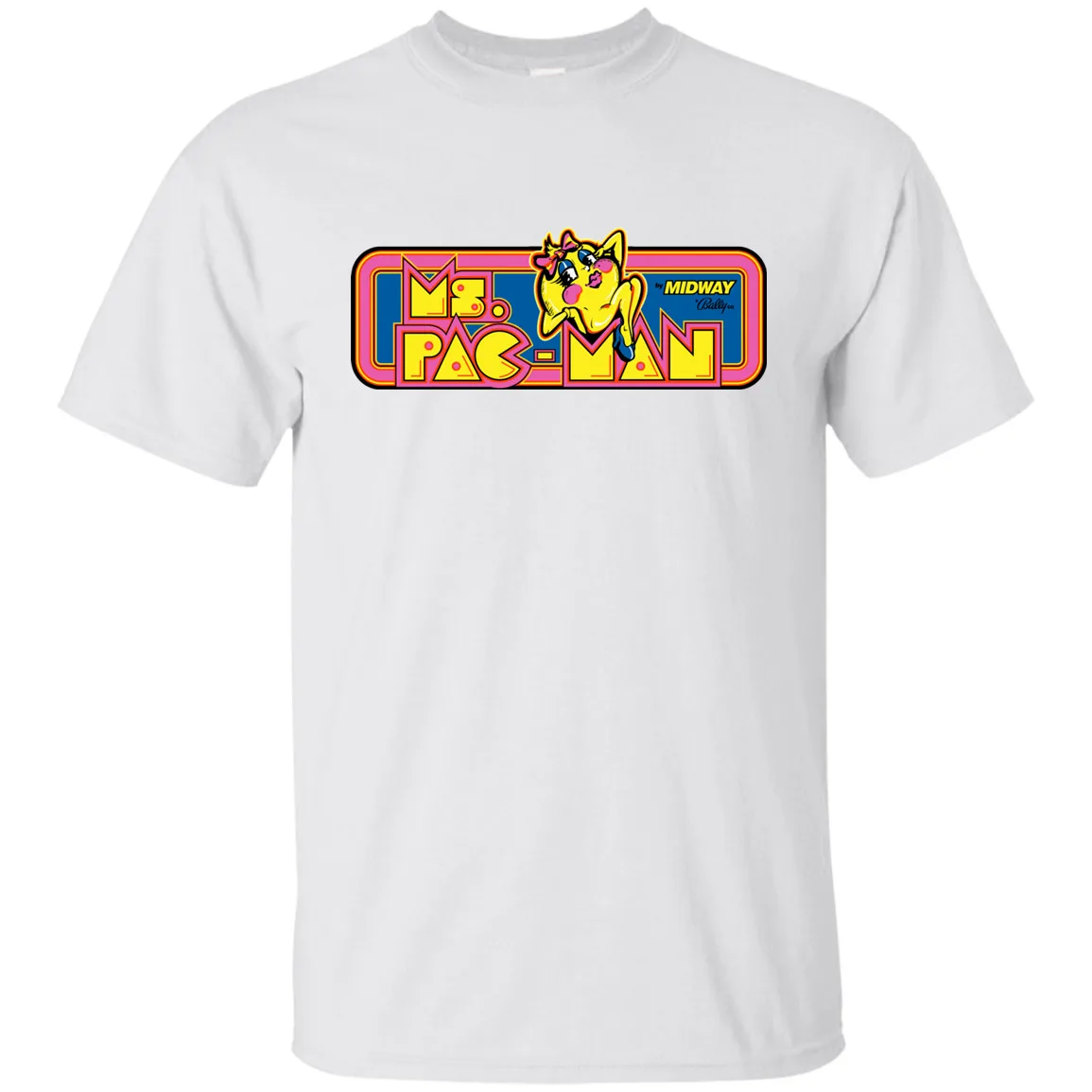 Ms. Pac Man, Pacman, T shirt, Retro 