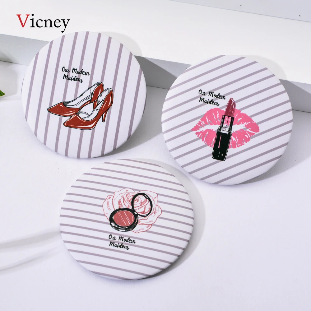 Vicney Fashion 1 шт. мини карманное косметическое зеркало компактные зеркала Espelho De Maquiagem Espejos De Bolsillo для домашнего использования в офисе