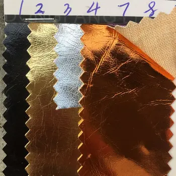 

synthetic Metal garment coating PU leather material sale by yard 91CM*137CM