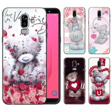 Black Cases for Samsung Galaxy J4 J6 Plus J8 A6 A8 Plus A7 A9 2018 M10s M20 M30 M40 Soft Cover Tatty Teddy Me To You Bear(China)