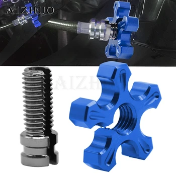 

Motorcycle CNC Brake Clutch Cable Wire Adjuster Screw M10 M8*1.25 FOR YAMAHA YZF R1 R6 2005 2006 2007 2008 2009 2010 2011 2012