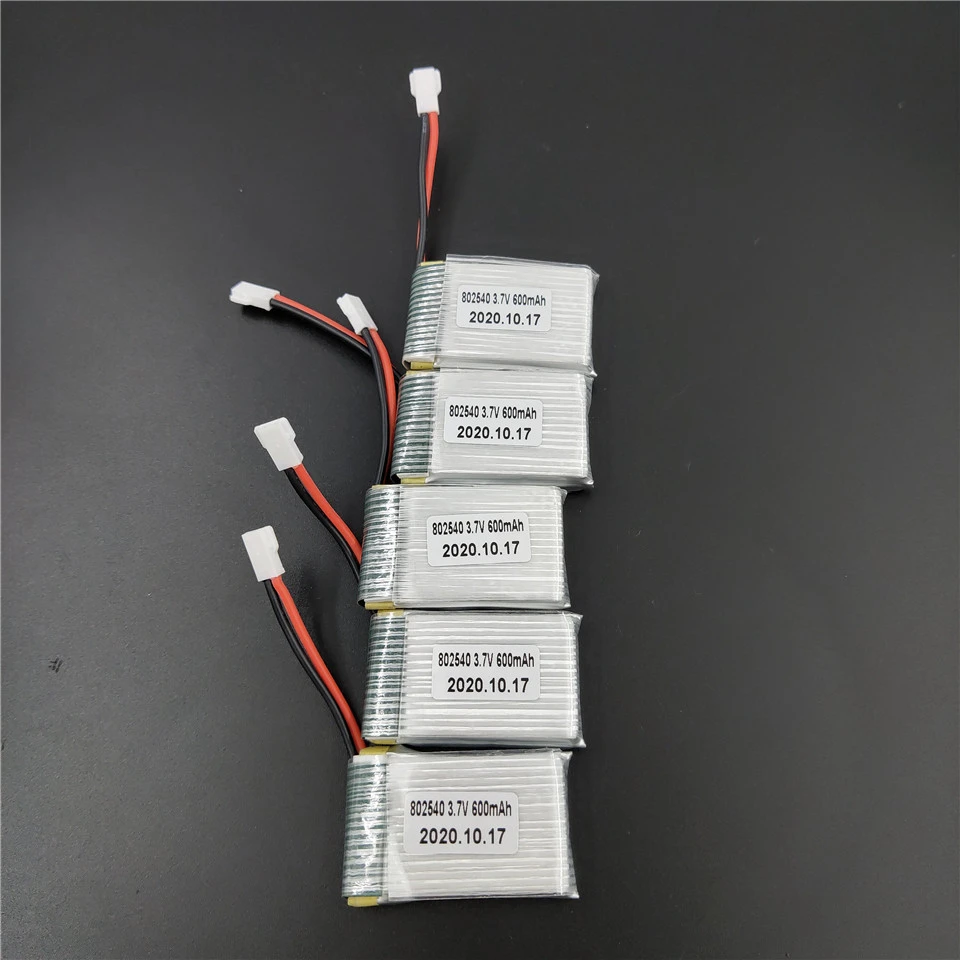 802540 1S 3,7 V 600mAh batería Lipo para syma x5c X5SW X5SC X55 RC helicóptero Quadcopter Drone Kit piezas|Partes y accesorios| AliExpress