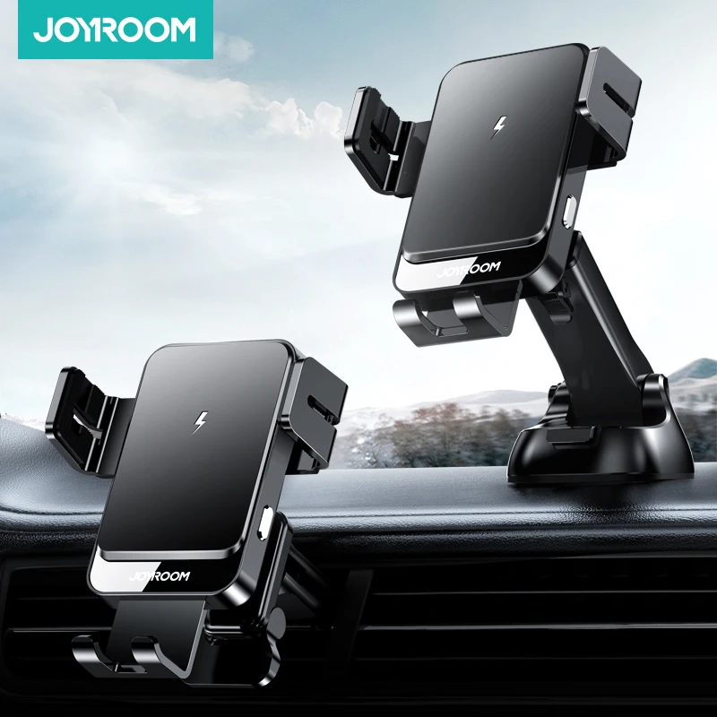 Car Phone Holder Wirelss Charger Stand Air Vent Stand Strong Sucker Mount Universal Support For Phone in Car Phone Accessories