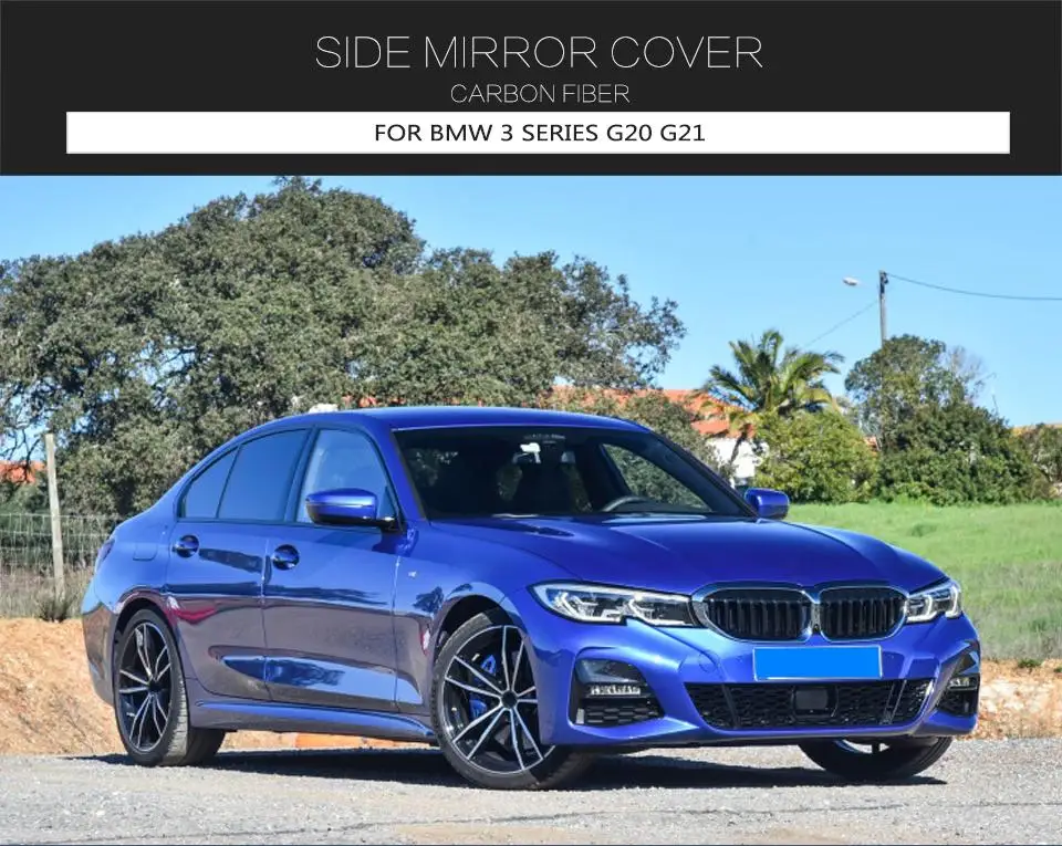 Крышка зеркала из углеродного волокна LHD для BMW G20 боковое зеркало заднего вида Замена и добавить на 3 серии