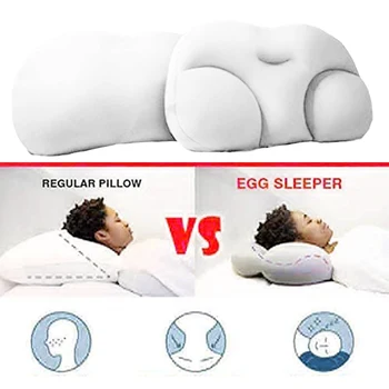 

3D Pillow Sleep Pillow Memory Foam Bedding Neck protection Slow Rebound Foam Shaped Health Cervical Neck Sleep Support Concave