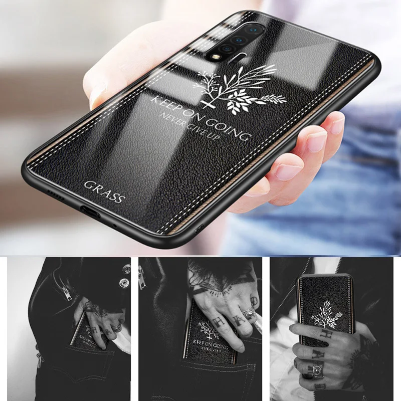 Для huawei nova 6 Чехол nova 6 se Противоударная задняя крышка для huawei nova 6 se чехол из закаленного стекла для телефона для huawei nova 6se оболочка
