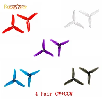 

4 Pairs Racerstar Tornado 5145 5.1 Inch 3-blade Propeller 4CW+4CCW For RC Drone Quadcopter Multirotor Racing FPV Parts Accs