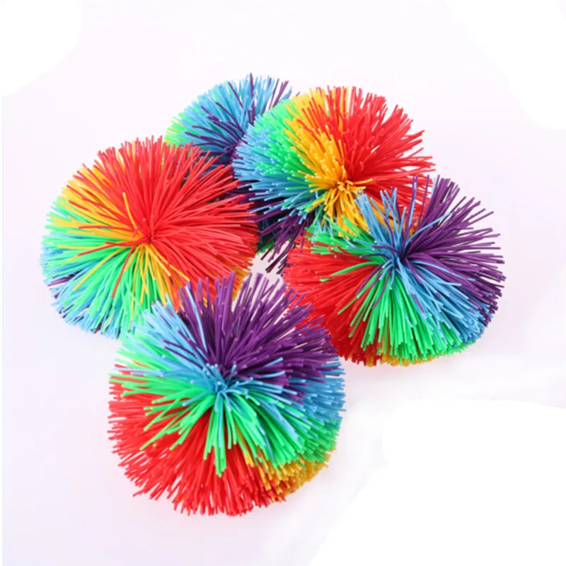 Anti-Stress 6cm/9cm Rainbow Fidget Sensory Ball Baby Funny Stretchy Ball Stress Relief Kids Autism Special Needs