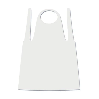 

100Pcs Disposable Aprons For Adult Waterproof Oil-proof Kitchen Apron Sleeveless Aprons Hairdresser Cooking Work Barbecue Baking