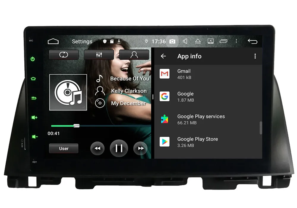 Top Klyde 10.1" IPS 4G WIFI Android 9 Octa Core 4GB RAM 64GB ROM DSP BT Car DVD Multimedia Player Stereo For Kia K5 Optima 2015-2019 7