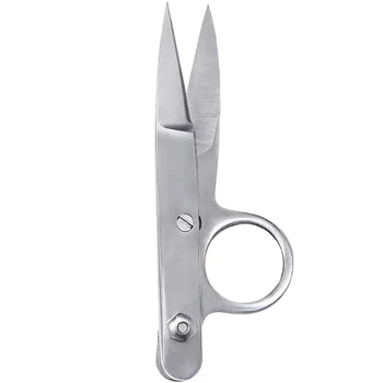 

Stainless Steel Tailor'S Scissors U-Shape Sewing Scissors Embroidery Clippers Circle Cross Stitch Snips DIY Thread Cloth Cutter