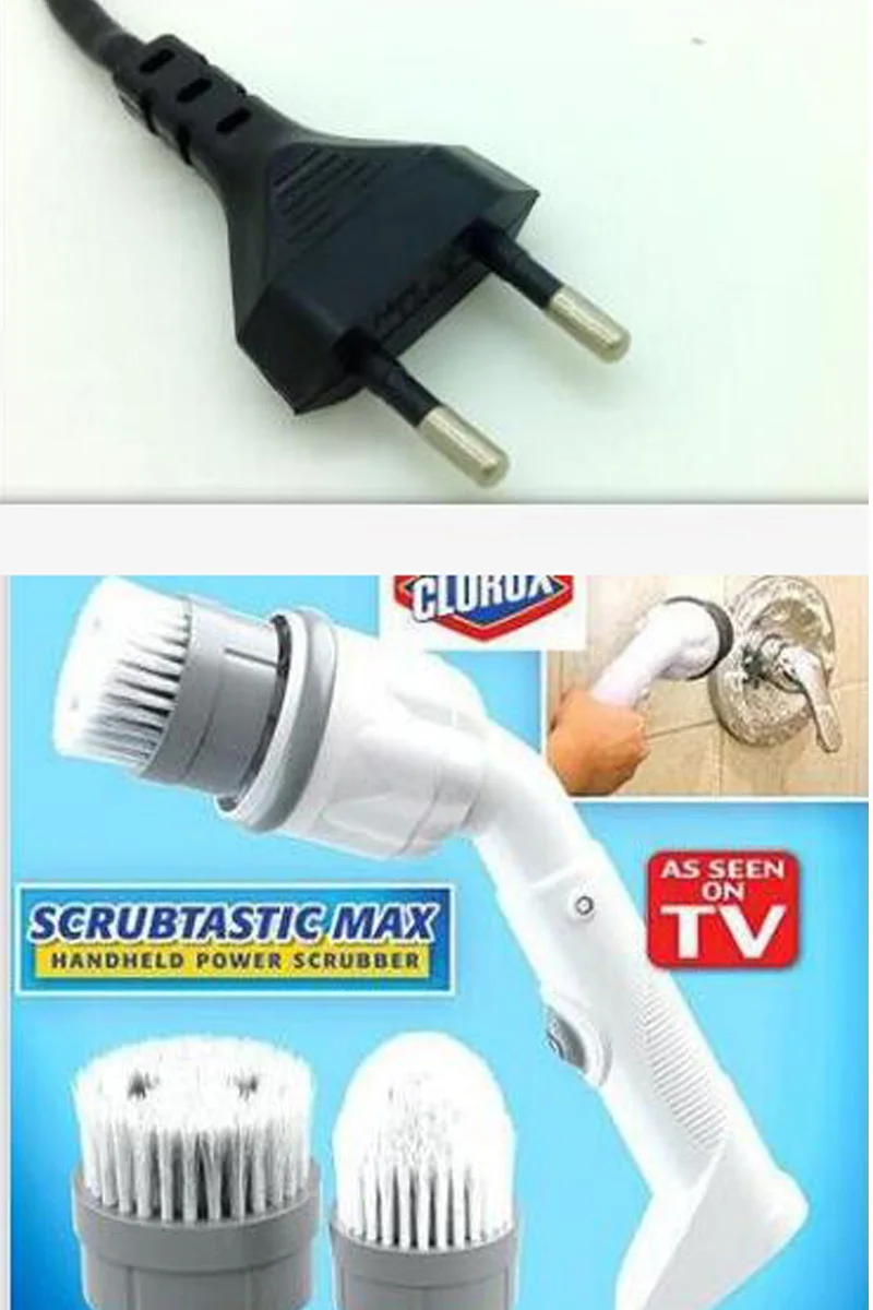 Cordless Power Scrubber Drill Brush Kit with 2 Heads Electric Brushes for Washing Dishes Floor Bathroom Surfaces Tub Shower Tile