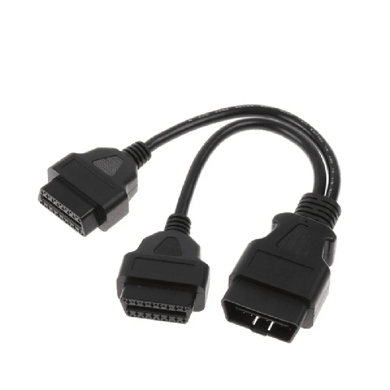 ODB OBD2 кабель 16 Pin 1 штекер до 16 Pin 2 Женский OBD II OBD2 разъем OBD2 1-2 Диагностика расширения кабеля