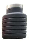 Black 500 мл эластичная портативная силиконовая бутылка для воды - Цвет: Black