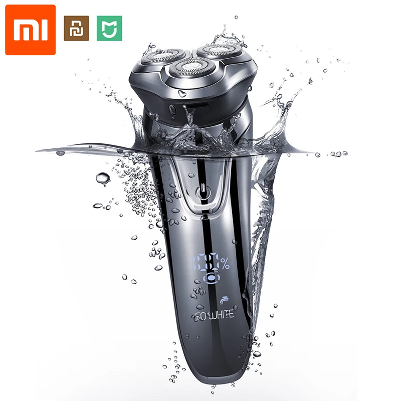 

Xiaomi Youpin Soocas SO WHITE Electric Shaver Razor Men Washable USB Rechargeable 3D Smart Control Shaving Beard Machine
