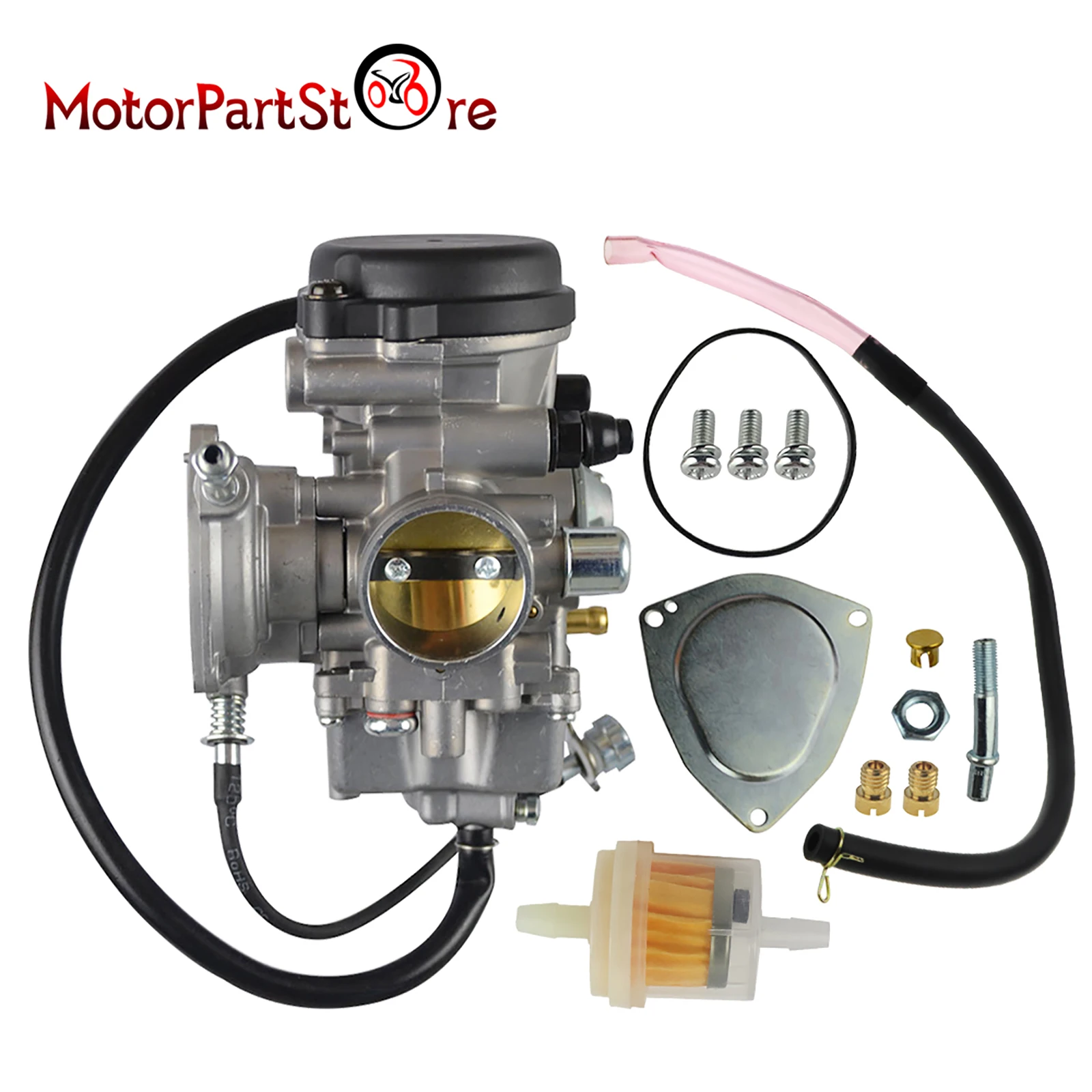 Карбюратор PD33J для Yamaha Kodiak Big Bear 250 400 Bruin 350 YFM250 Wolverine гризли 450 YFM350 YFM400 YFM450 |