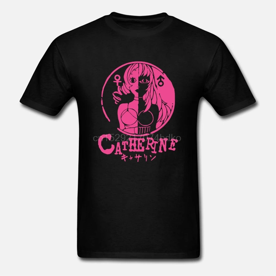 Мужская футболка с героями сериала Catherine культ и animemanga |
