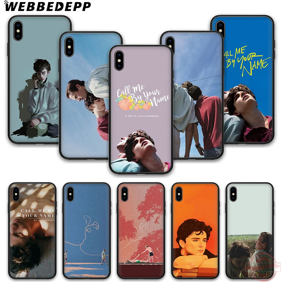 WEBBEDEPP позвоните мне по вашему имени Мягкий силиконовый чехол для телефона iPhone 5 6 7