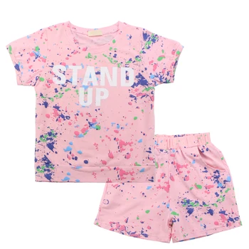 

Boys Clothes T-shirt + Shorts 2PCS Summer Children Clothing Sets Teenage Sport Big Girls Clothes 3 4 5 6 8 10 12 Year