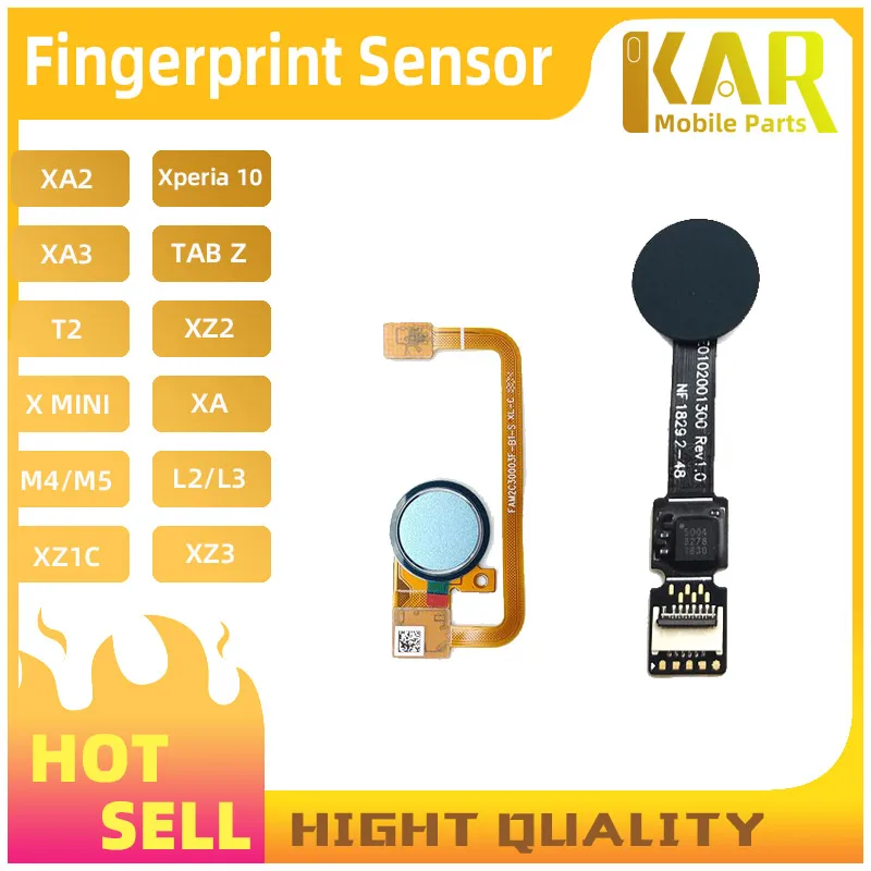 For Sony Xperia 10 Z5 Z5P MINI X XP XZ P XZ2 XZ3 XA 2 ULTRA Fingerprint Power Flex Cable Button Touch-ID Sensor | Мобильные телефоны