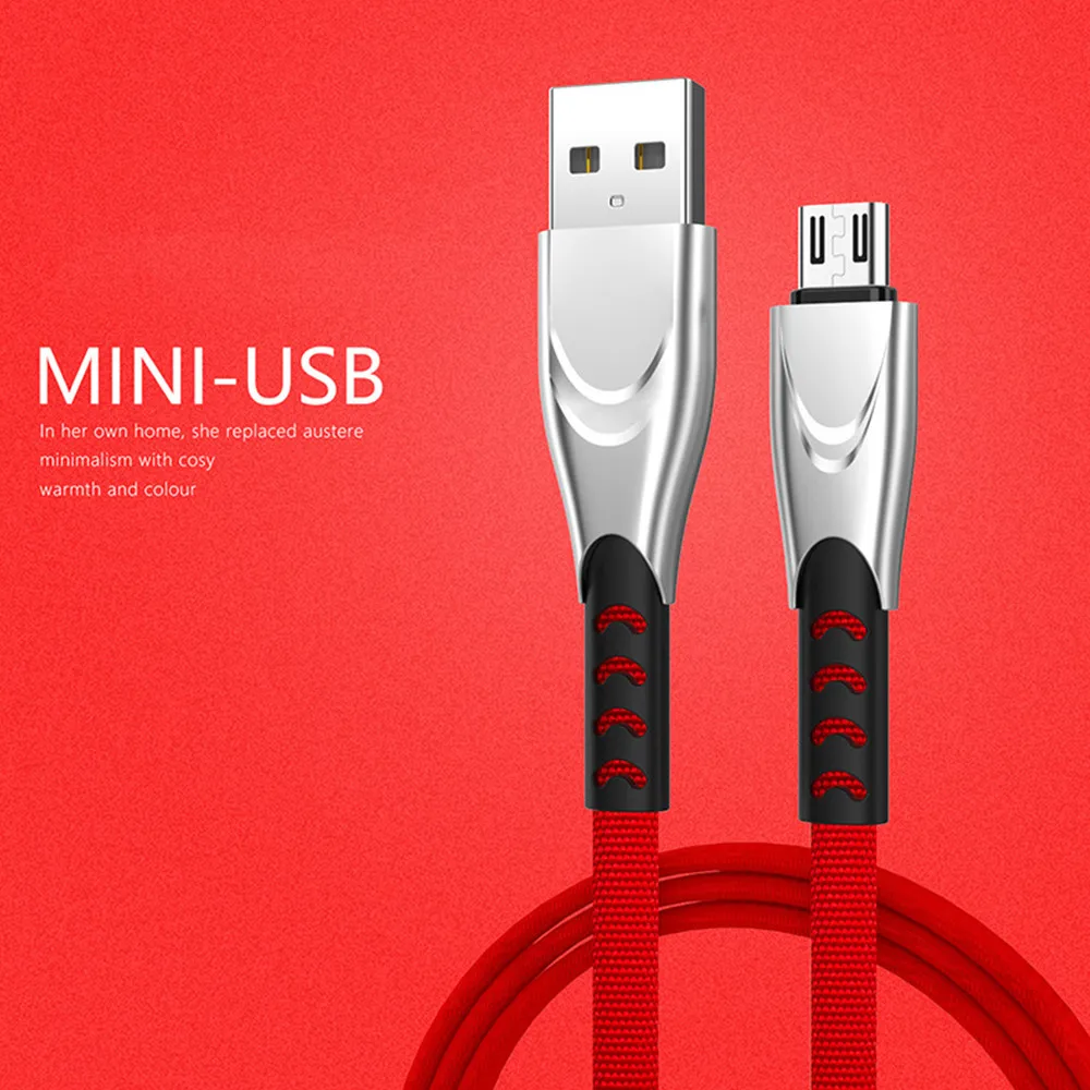 Кабель Micro USB для Samsung Galaxy S7 S6 Edge J2 J3 J5 J7 Prime J8 On6 5A нейлоновый быстрой зарядки и